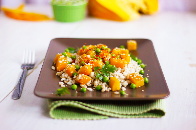 kasza pęczak z dynia